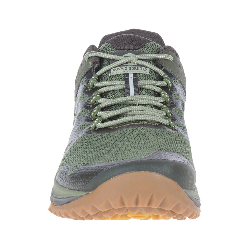 Chaussure Trail Merrell Nova 2 GORE-TEX Vert Olive Homme | P.M.GMCO